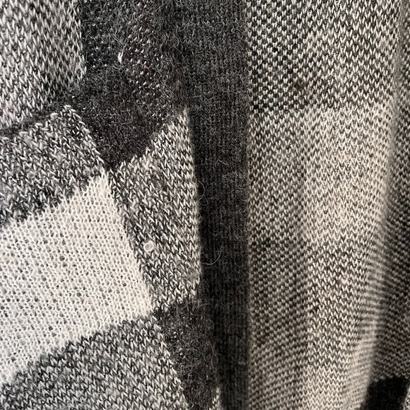 American Eagle Buffalo Plaid Open-front Wool Blend Cardigan M - Picture 5 of 10